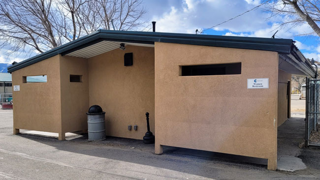 restrooms