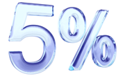 5%