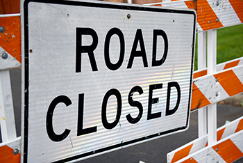 One lane of Thompson Creek Road bridge closed