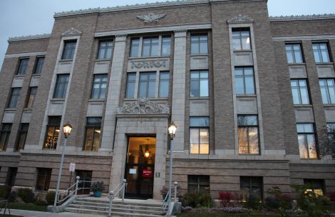 Garfield County Courthouse in Glenwood Springs, Colorado.