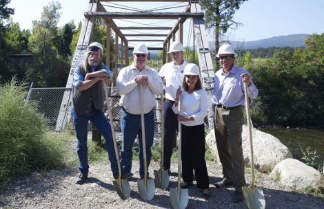 Satank Bridge ground-breaking ceremony in Carbondale, Colorado.