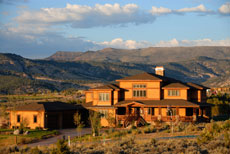 home on golf course