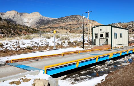 The scale house is seen at the Garfield County Landfill near Rifle.