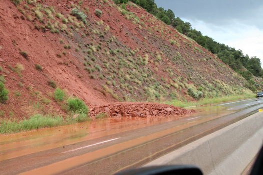 rockslide hwy CO 82