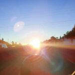 Sun glare safety closures on eastbound I-70 near Idaho Springs