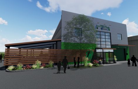 mock-up of new Garfield County Education Center