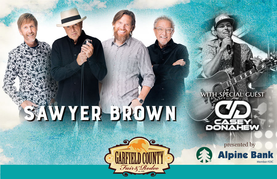 Sawyer Brown with special guest Casey Donahew, Garfield County Fair and Rodeo presented by Alpine Bank