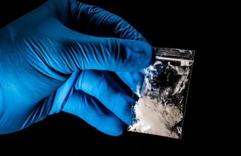 Illegal fentanyl is safely handled and contained.