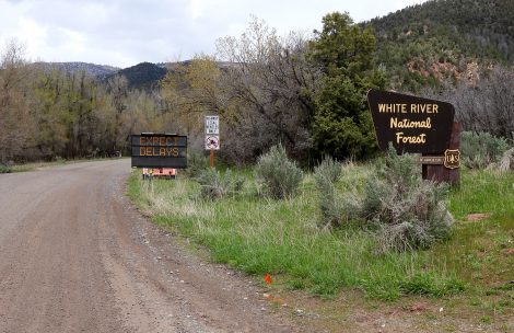 The Buford-New Castle Road in Garfield County.
