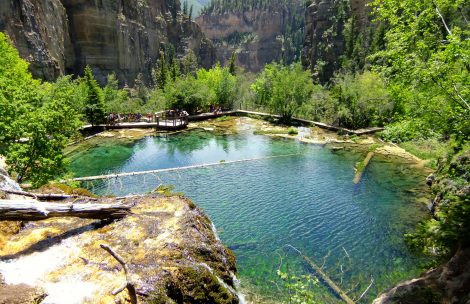 Hanging lake, in Glenwood Canyon, Colorado.