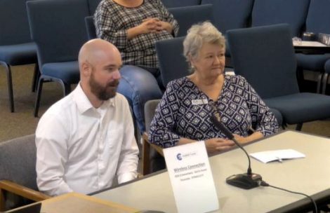 John Mallonee speaks before the Garfield County Board of County Commissioners.