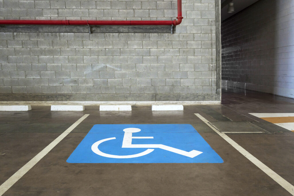 Advocates urge awareness of accessible parking spaces