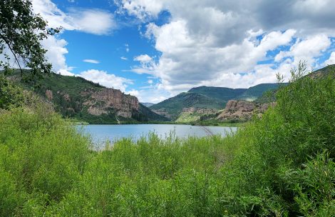 Sweetwater Lake in eastern Garfield County.