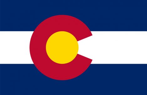 Flag of the state of Colorado