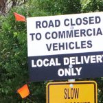 Road restrictions for Cottonwood Pass, Four Mile area
