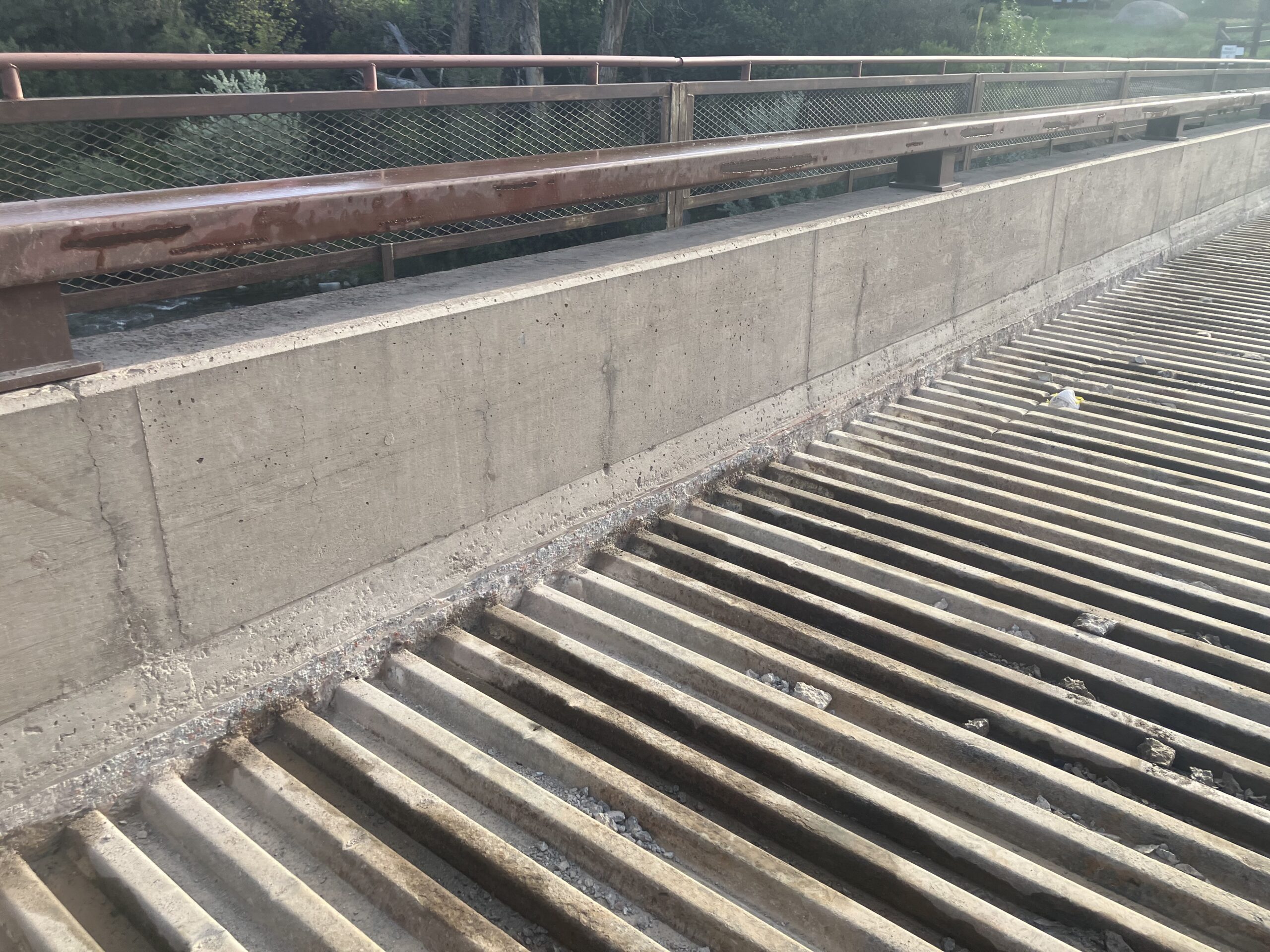CR 108 Thompson Creek bridge work