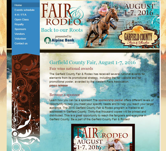 garfield county fair & rodeo August 1-7, 2016