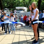 Path connecting Riverview School to the community open