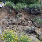 Construction underway near Harvey Gap Road damage