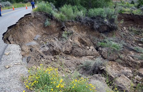 harvey gap road damage