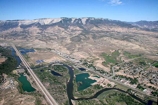 ariel view of garfield county