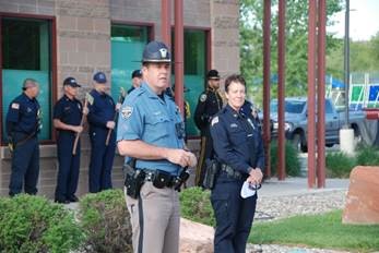 CSP Master Sergeant Gentry and Rifle Police Chief Funston