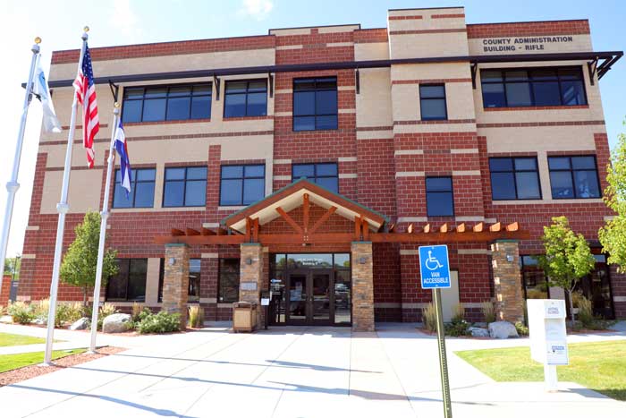 Garfield County Administration Building in Rifle, Colorado.