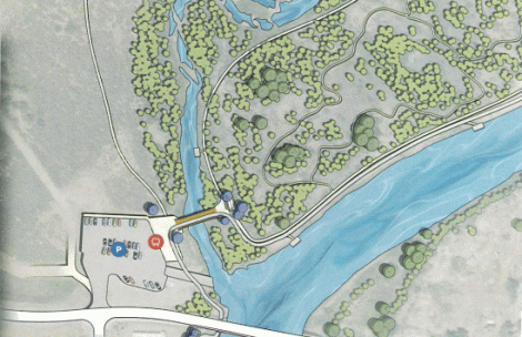 trails map drawing
